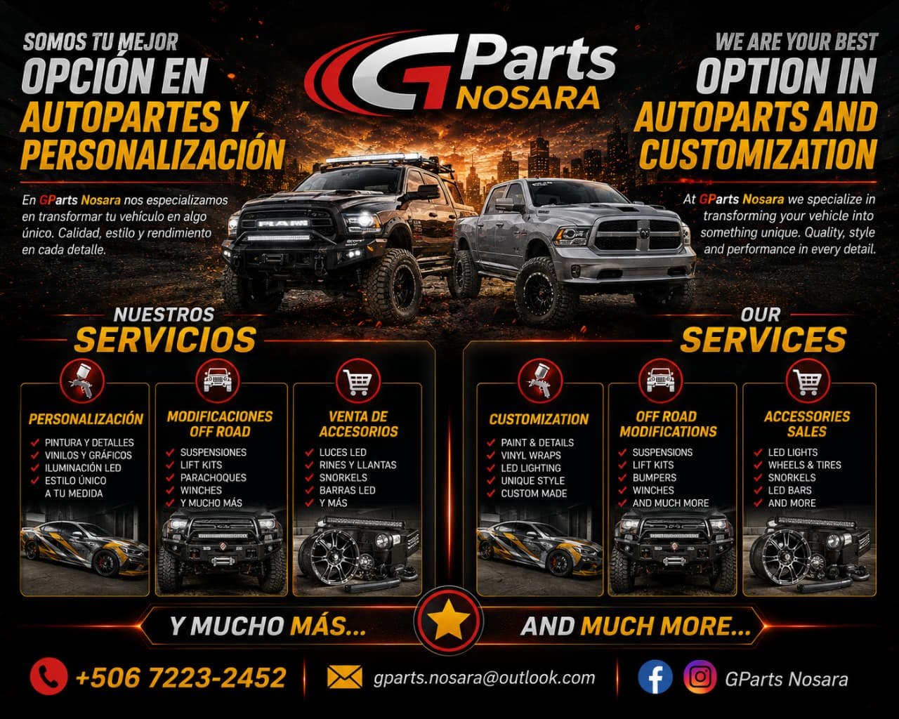 Servicios GParts Nosara